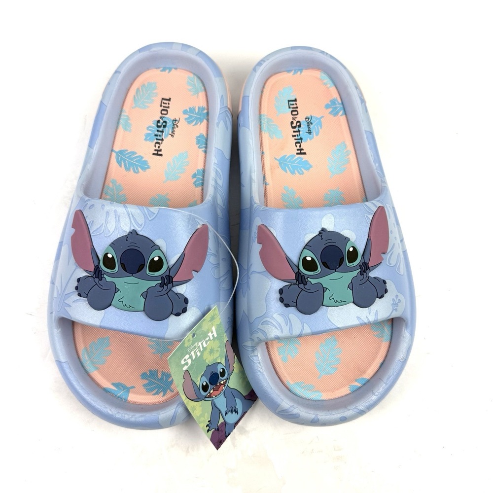Ground Up Lilo & Stitch Slides 9 Womens Slip On Shoes Brand New With Tags - Picture 3 of 9